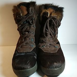 Oscar Sport Cristina Fur Boots Made-Italy Sz. 8